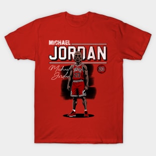 Michael Jordan - Exclusive Character Distressed Background T-Shirt